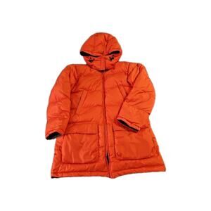 Lands's End Women's Size Small Reversible Goosedown Winter Coat Quilted 7 Pocket